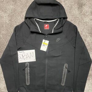 Black - Nike Sportswear Tech Fleece Windrunner Full-Zip Hoodie